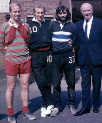 stickman1878's tweet photo. Absolute legends.
#manchesterunited #BobbyCharlton #DenisLaw #GeorgeBest #MattBusby https://t.co/GV0RiHe7Z7