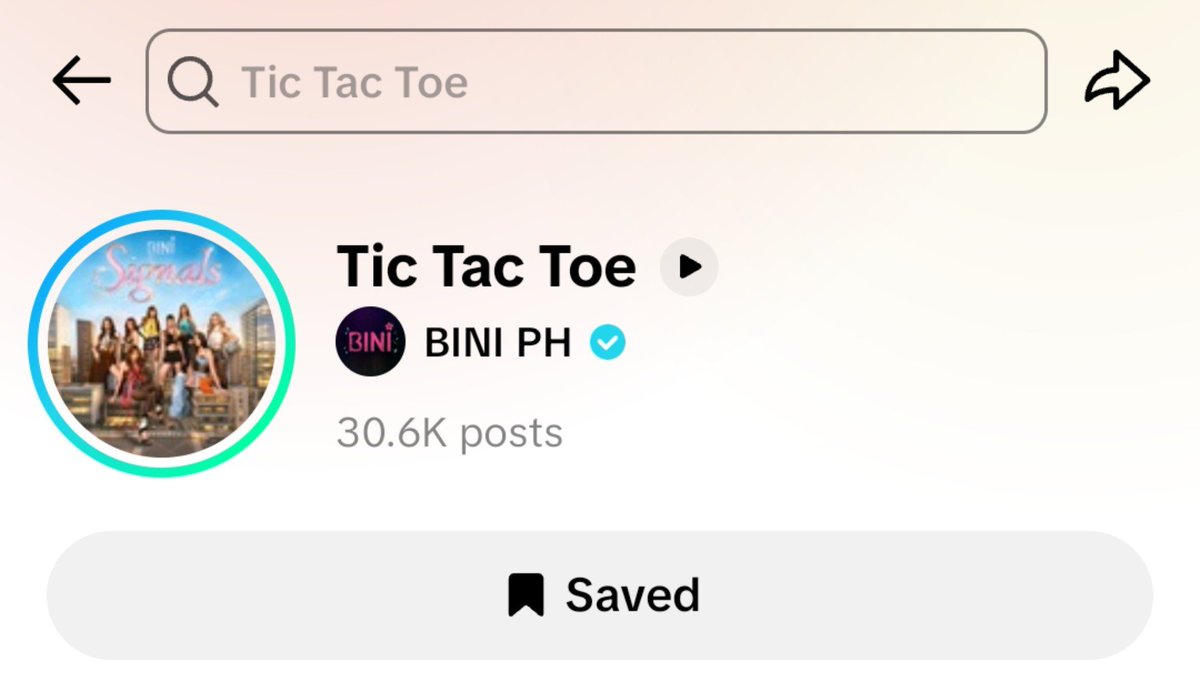 Jho_amity's tweet photo. Tic Tac Toe, The underrated bop surpassed 30.6k posts in Tiktok 🥰 https://t.co/O1XybJIZl5
