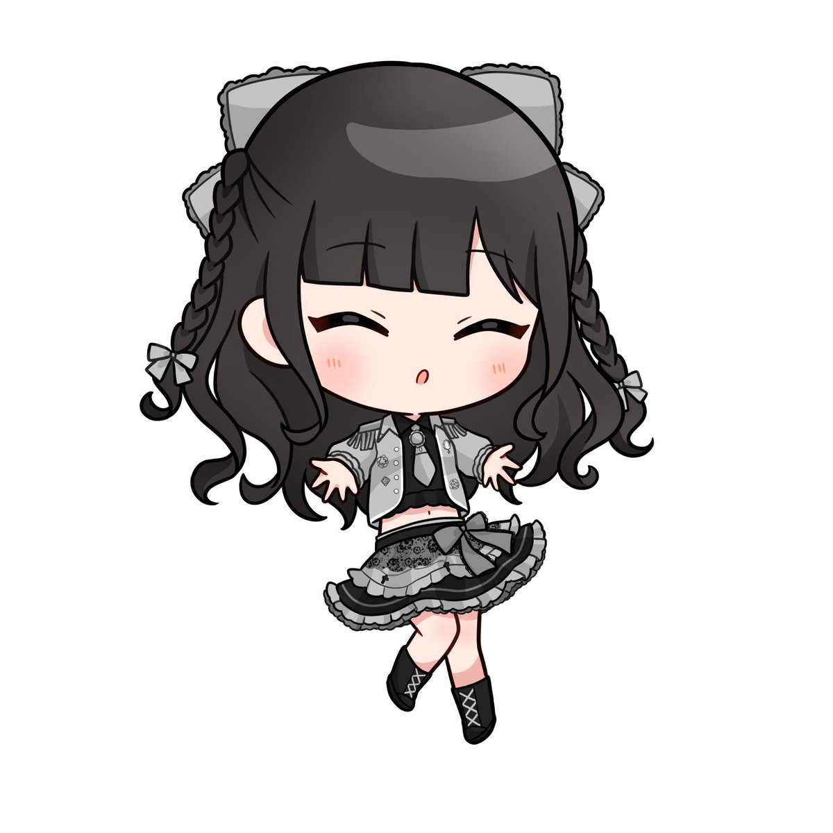 Yuinya_oO's tweet photo. 参考までにグッズの衣装/イラストのイメージ(���れぞれ別カットになると思う) https://t.co/tGNPHeZz9r