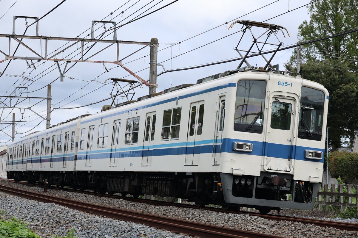 mc8564_2's tweet photo. 本日(2026/8/13)855Fの臨時回送が館林→北春日部で実施されたので撮影 https://t.co/uibwenIZE1