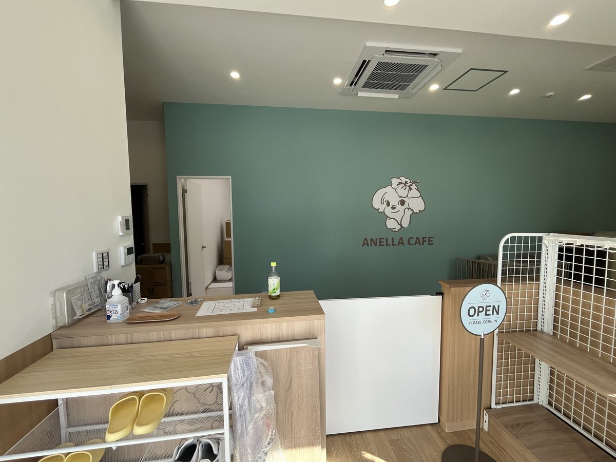 M_syouten's tweet photo. 🐾新しいカフェのお知らせ🐾

「ANELLA CAFE 伊勢佐木町店」がついにオープン！✨
就労継続支援B型として、あたたかい空間でみなさまをお迎えします☕️🍰

8月21日はプレオープン🎉しかも無料でお楽しみいただけます！
かわいい看板犬も待ってます🐶💕
ぜひ遊びに来てくださいね〜！ https://t.co/IWYFJCqXxM