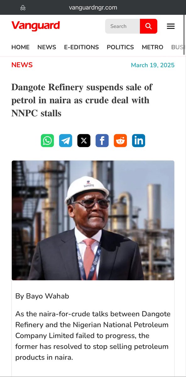 realYusufTukur's tweet photo. @NigAffairs @woye1 I hate it when elders, esp in leadership roles, LIE with a straight face.

WADR, Bola @officialABAT is lying about supporting Dangote Refinery &amp; the Naira-4-Crude deal. It was all done by Buhari.

Bola raided Dangote Hq &amp; suspended the Naira-crude, until he saw the consequences. https://t.co/XEtaCByzA1