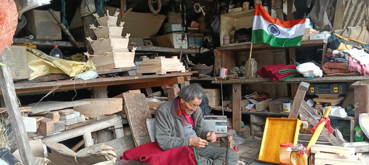 diprotawang's tweet photo. HE HAS SEEN WAR. HE KNOWS THE TRUE VALUE OF FREEDOM. 🇮

As the Tricolour proudly flies across our homes under the @HarGharTirangaa campaign, one small house in Jangda village under Jang Sub-Division of Tawang district carries a story that touches the heart.

Tsering Sangey, a senior citizen nearing 90 years of age, proudly hoisted the National Flag at his humble home — not merely as part of a celebration, but as someone who has personally witnessed the painful days of the 1962 Indo-Sino War.

When the war broke out, Tsering Sangey and a few friends from his village were engaged in constructing a government accommodation in the area where the present-day Tourist Lodge at Tawang stands. As the situation worsened, they were compelled to leave their work and make their way back towards their village.

More than six decades have passed, but those memories remain.

Today, seeing the Tricolour fluttering peacefully above his little home in Jangda carries a meaning perhaps only his generation can fully understand. They witnessed uncertainty and conflict at our doorstep. They know the true value of freedom, peace and democracy.

Age, however, has hardly diminished his spirit. Even as he approaches 90, Shri Tsering Sangey remains active and continues to preserve traditional skills as an expert in wood turning and traditional cutlery making — carrying forward the knowledge and craftsmanship of generations.

His simple act of hoisting the Tiranga is a powerful lesson for all of us:

Freedom is precious.
Peace is precious.
And the Tiranga flying freely in our skies is precious. 

This Har Ghar Tiranga, let us remember elders like Shri Tsering Sangey — living witnesses to history whose lives remind younger generations never to take our freedom for granted.

A salute to his spirit, his memories and his love for the nation. 

Har Ghar Tiranga • Har Dil Tiranga
Jai Hind