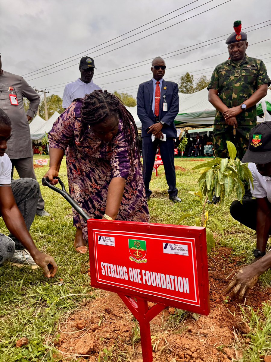 onefoundationng's tweet photo. One Million Trees. Lasting Impact.

A few weeks ago, Sterling One Foundation, in collaboration with Africa Finance Corporation (AFC), the Nigerian Defence Academy (NDA), Sterling Bank, and Fifth Chukker Resort, commissioned the One Million Trees Planting Initiative in Kaduna, marking an important step towards restoring ecosystems and strengthening climate resilience.

More than a tree-planting campaign, this initiative is designed to empower local communities, particularly women, to drive lasting environmental and economic impact while contributing to a greener, more sustainable future.

Together, we’re planting the seeds for a greener, more resilient Nigeria.

#OneMillionTrees #ClimateAction #EnvironmentalSustainability #SDG13 #SDG15 #GreenFuture #SterlingOneFoundation