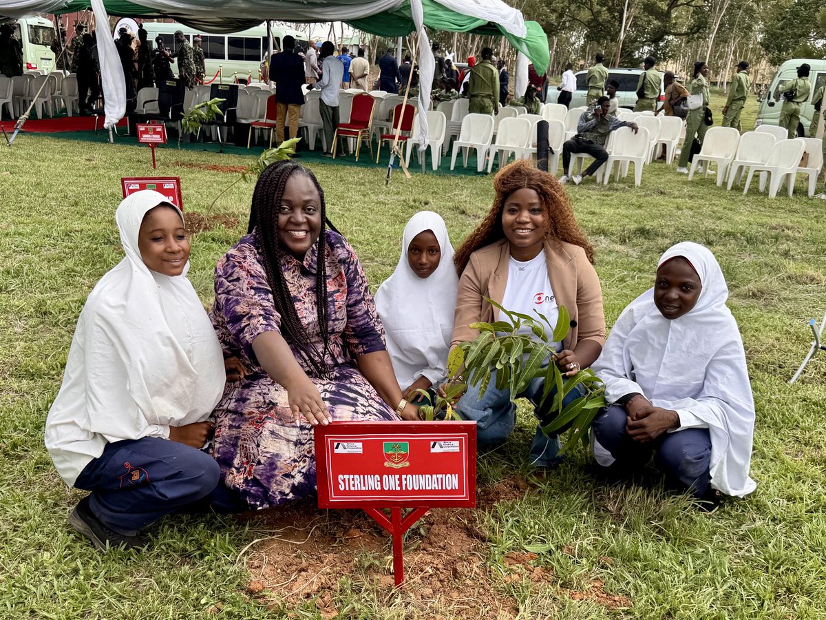 onefoundationng's tweet photo. One Million Trees. Lasting Impact.

A few weeks ago, Sterling One Foundation, in collaboration with Africa Finance Corporation (AFC), the Nigerian Defence Academy (NDA), Sterling Bank, and Fifth Chukker Resort, commissioned the One Million Trees Planting Initiative in Kaduna, marking an important step towards restoring ecosystems and strengthening climate resilience.

More than a tree-planting campaign, this initiative is designed to empower local communities, particularly women, to drive lasting environmental and economic impact while contributing to a greener, more sustainable future.

Together, we’re planting the seeds for a greener, more resilient Nigeria.

#OneMillionTrees #ClimateAction #EnvironmentalSustainability #SDG13 #SDG15 #GreenFuture #SterlingOneFoundation
