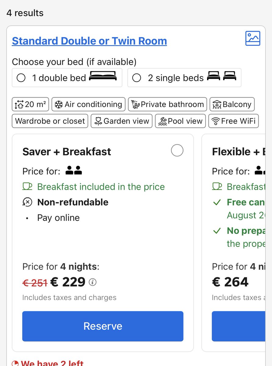 ifdxniel's tweet photo. Hey @bookingcom, I’m Genius 3 and my price is different to my partner’s (picture 3) who gets a better deal on the same hotel, same dates, same room. He’s not even registered. What’s this about? https://t.co/1zlAHC4F2l