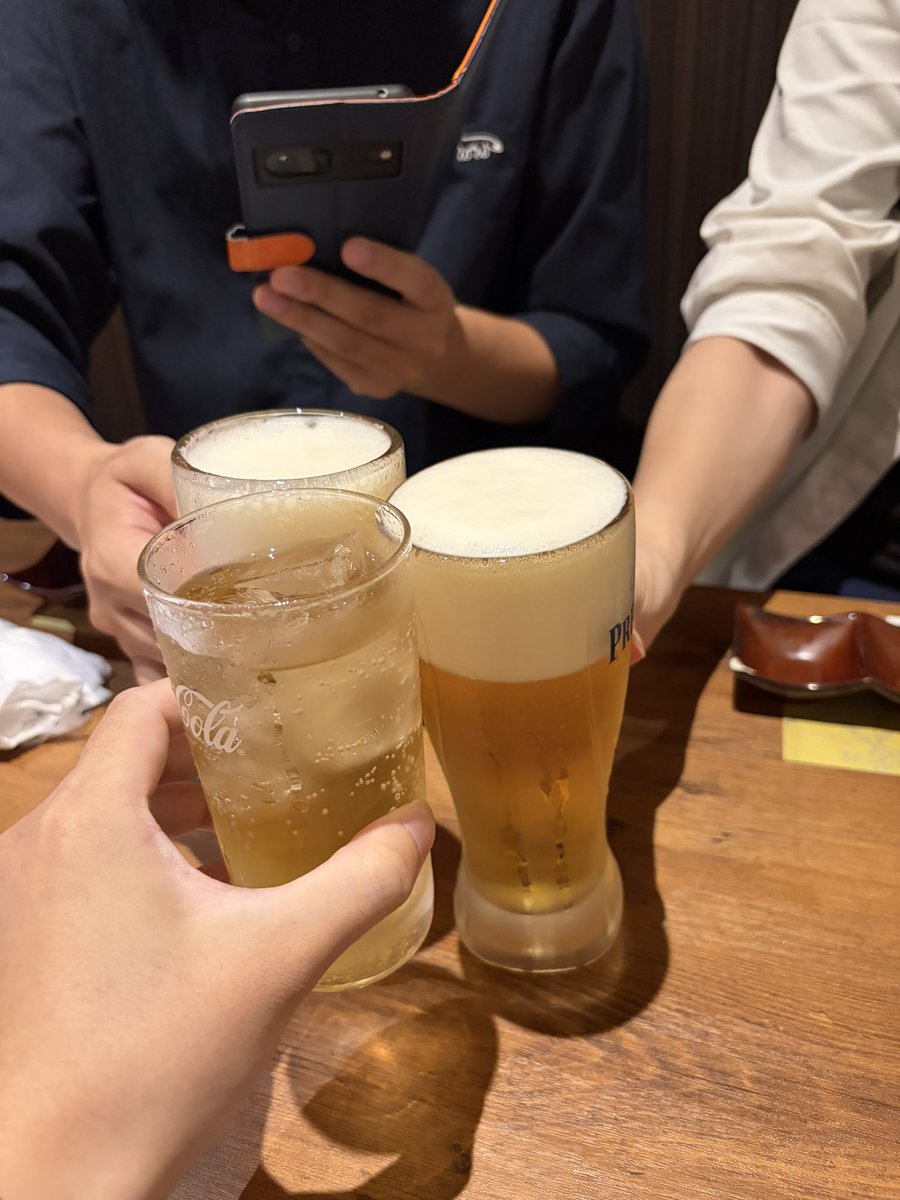 no_planer's tweet photo. 今日は同級生と飲み（自分はドライバーのためソフトドリンク） https://t.co/dfIi5imabU