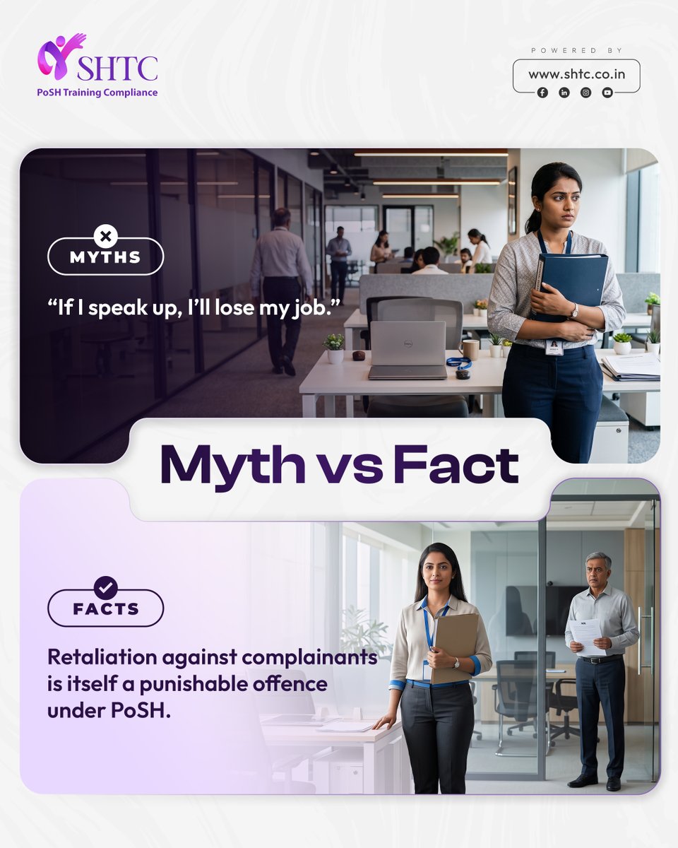 complywithSHTC's tweet photo. Your voice is protected by law. Speaking up should never cost you your career. The law protects your right to raise concerns and retaliation is itself a punishable offence. At SHTC we help workplaces turn that protection into practice.#SHTC #WorkplaceCompliance #WorkplaceSafety https://t.co/bUeuVVrmaD