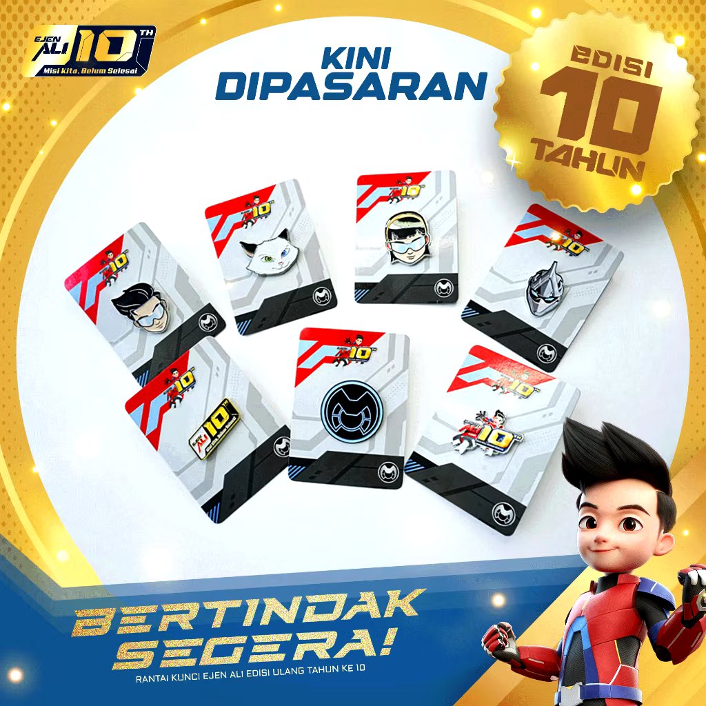 ryqfaeh's tweet photo. Source :
COMIC BOOK - Kualiti Books Shopee
ENAMEL PINS - Ejen Ali Official Shopee
#ejenali https://t.co/rG4UBlz3RI