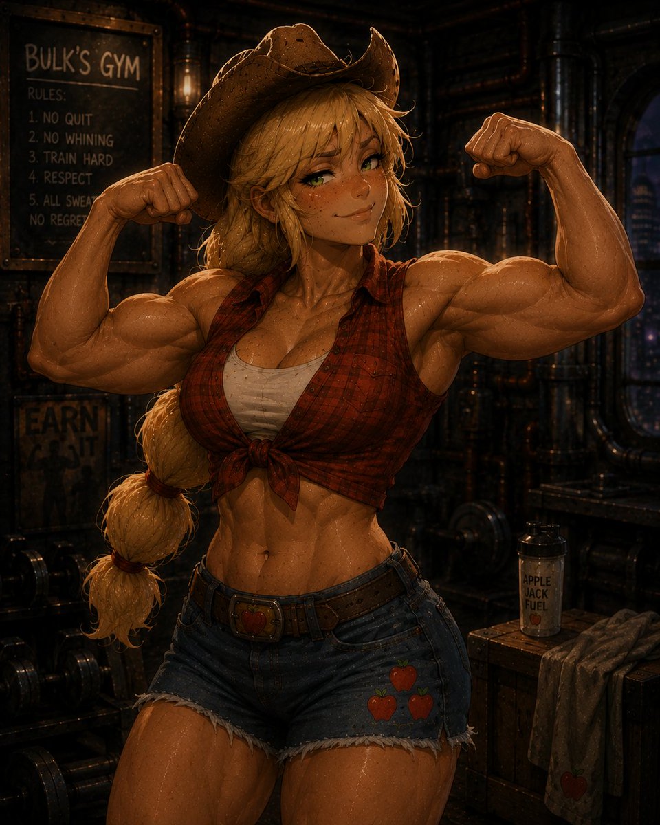 CloakAndSai's tweet photo. Worlds sexiest Cowgirl 😍 💪
#Chatgpt #AIart #mlp #mlpfim #mlpfanart #mlpfanfic #RogueDiamond 💎 #Applejack https://t.co/paX9YVAE52