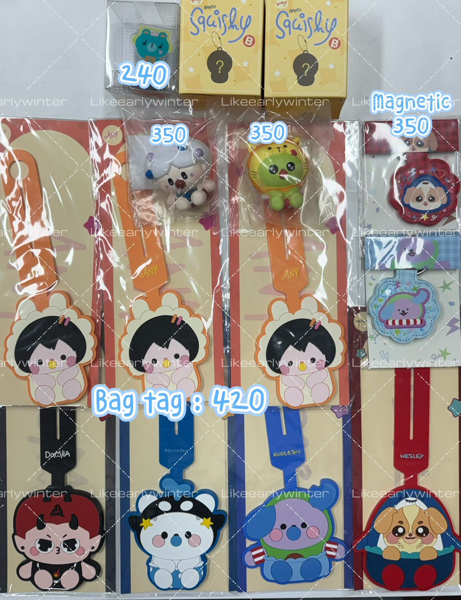likeearlywinter's tweet photo. WTS / ปล่อย / ขาย
—stamp เพิ่มพูน /สกุชชี่ Squishy kingman nilknhake
—Bag tag : Any Polcasan Wesley Domiia Avocean
— magnetic 

— ส่งเหมาๆ 50บาทค่า / นัดรับ16 ctw  🙇🏻‍♀️
สอบถามเพิ่มเติมได้นะคะ
#งานมหกรรมนิยายนานาชาติ2026xGMMTV
#ตลาดนัดgmmtv #ตลาดนัดgmm https://t.co/gW2CIFKpBi