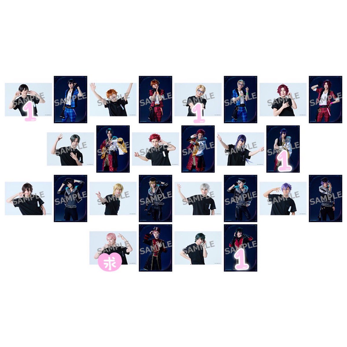 gurico_goods's tweet photo. 【交換/譲渡】あんステ　ランブロ　10th

譲§画像数字
求§縦:⭐︎ジュン 千秋
　　横:⭐︎宗 奏汰 つむぎ＞〜定価＋送料

みか茨凛月泉は⭐︎との交換優先
上記以外は譲渡可。3枚以上のお譲りの場合、多少お値引き可能ですので希望額DMまでご相談下さい

郵送希望
どうぞよろしくお願いいたします🙇‍♀️ https://t.co/AkZ3t8EFhK