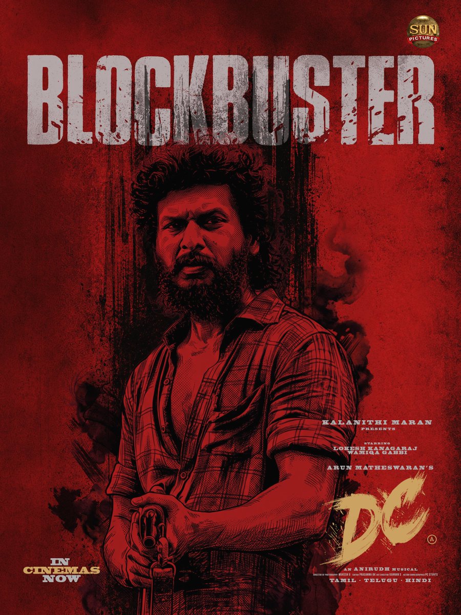 sunpictures's tweet photo. High-octane entertainment in theatres near you! 💥 #DC

@Dir_Lokesh @ArunMatheswaran @anirudhofficial #WamiqaGabbi @isanjkayy @mukesh_DOP @editor_prasanna @skannanartdir @PC_stunts @kabilanchelliah @kuchirayar73 @RIAZtheboss https://t.co/TIdJJKZHsa