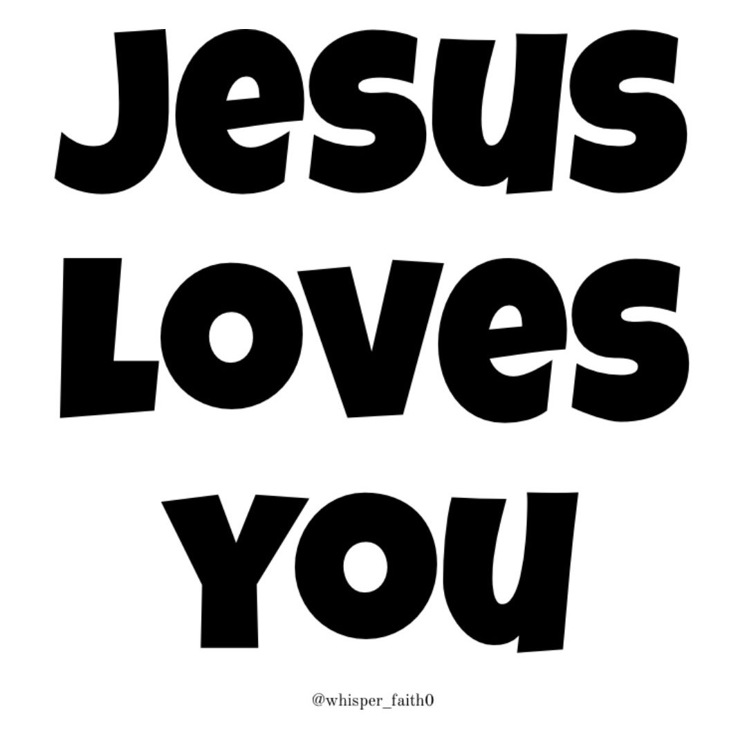 whisper_faith0's tweet photo. Jesus loves you https://t.co/AhdcQxlCjS