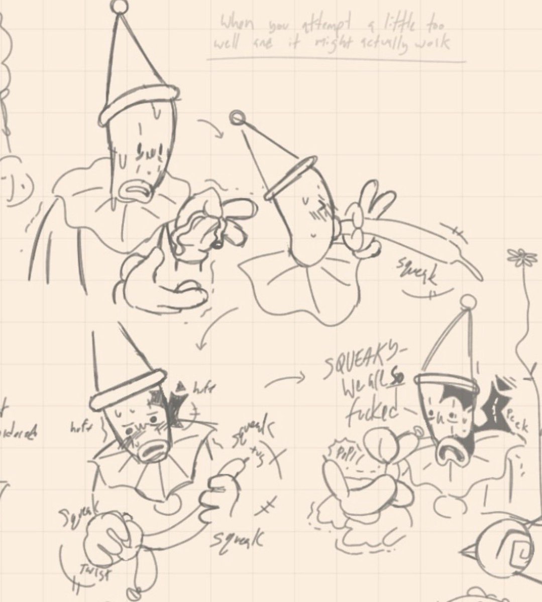 unchillfellas's tweet photo. kaufmo gets a balloon dog npc for his hallucinations but he confuses service and therapy animals so he mostly just talks to it. https://t.co/smvfFlcoqe
