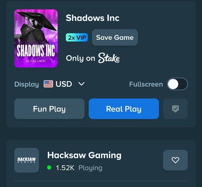 _ShanawarK's tweet photo. @Stake Shadows Inc by @hacksawgaming only on @Stake https://t.co/LBqYfox7zd