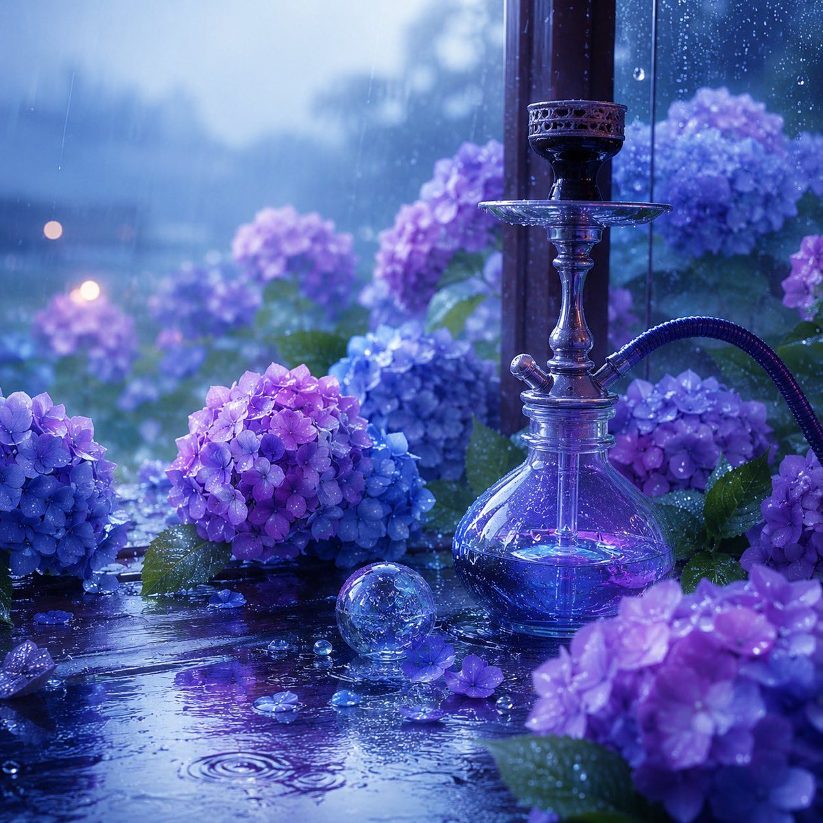 MoshShisha_'s tweet photo. open💫 
本日のおすすめは、
【 紫陽花 】
本日はものすごい雨なので勝手に雨の日Mixしちゃいます‼️
ホワイトムスク、ブルーベリー、ジャスミン、ミントで紫陽花をイメージしてしました‼️

生憎の天気ですが本日もご来店お待ちしております！
14:00-24:00
SHISHA LO：22:45
DRINK&amp;SWEETS LO：23:30 https://t.co/5HbmYybMZs