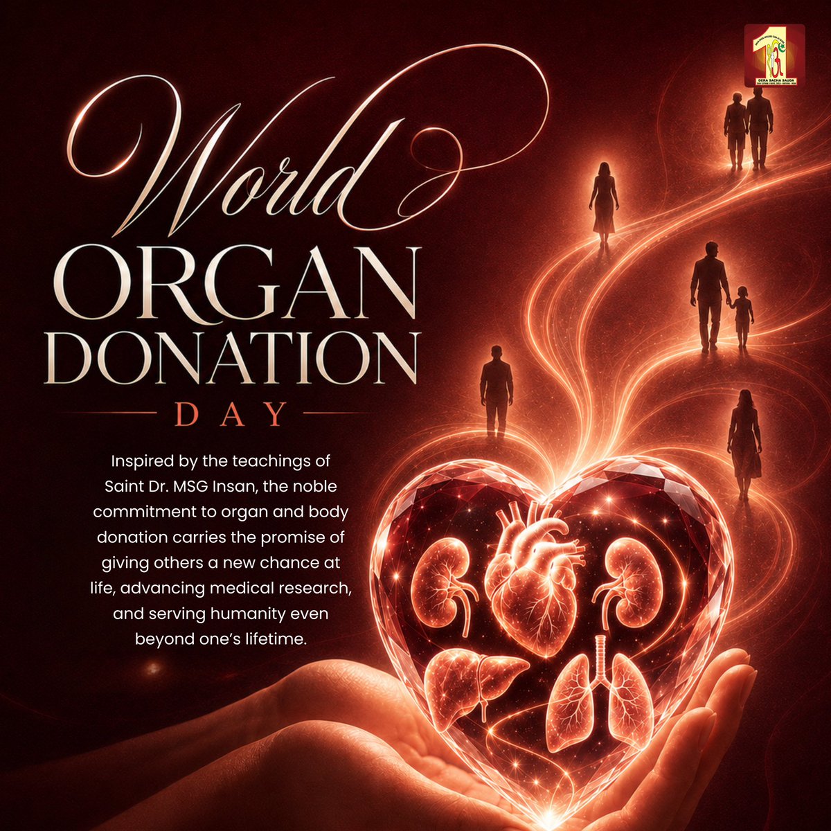 DSSNewsUpdates's tweet photo. ⭐2835 Body Donations
⭐3 Liver Donations
⭐27 Kidney Donations
⭐18,654 Eye Donations
Saluting the philanthropic spirit of service of the Dera Sacha Sauda volunteers. Inspired by Saint Dr Gurmeet Ram Rahim Singh Ji Insan, they are saving lives and transforming world through the noble gift of organ donation.
