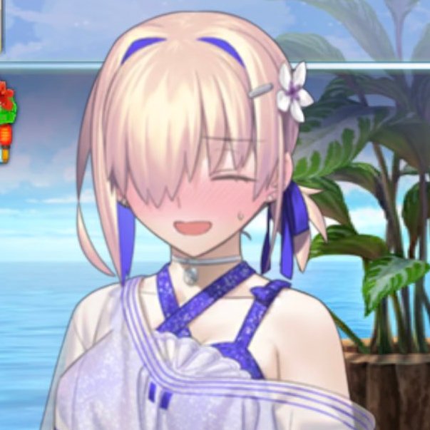 FateGrandOrder's tweet photo. キリエライト…どうしたの？

…まるで慌てて身なりを整えて誤魔化してる火照り顔を��てサ https://t.co/e5JOCYNFhK