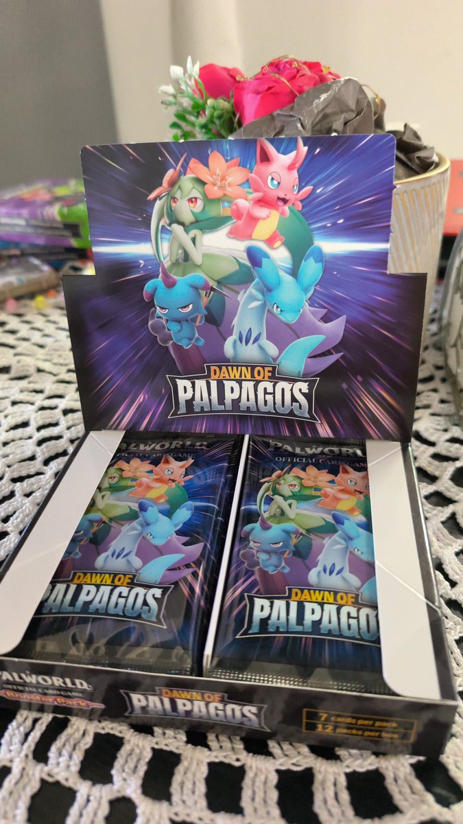 ViZz_Over's tweet photo. Mi 1ra Caja de sobres y 2 sobres promocionales de Palworld TCG.
.
.
.
#Palworldㅤㅤㅤㅤ #TCG https://t.co/AvuyQAdwKp