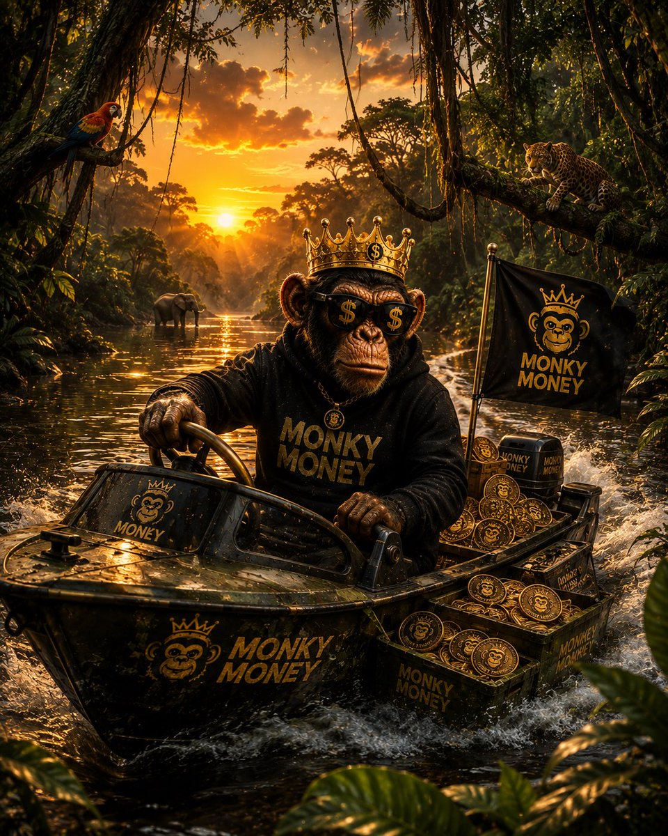 MonkyMoneySol's tweet photo. GOOD MORNING FROM THE JUNGLE ☀️

Monky is up. 🐒

Coffee? ☕
Banana? 🍌
Engine running? 🚤

We are not in a rush. 
We are building this one step at a time, bringing more Monkys along and making the jungle louder every day.

Early days, but the boat is moving. 👀

Stay close..$MONKY is just getting started. 🐒💰

#GM #Monky #solana #Memecoin #community