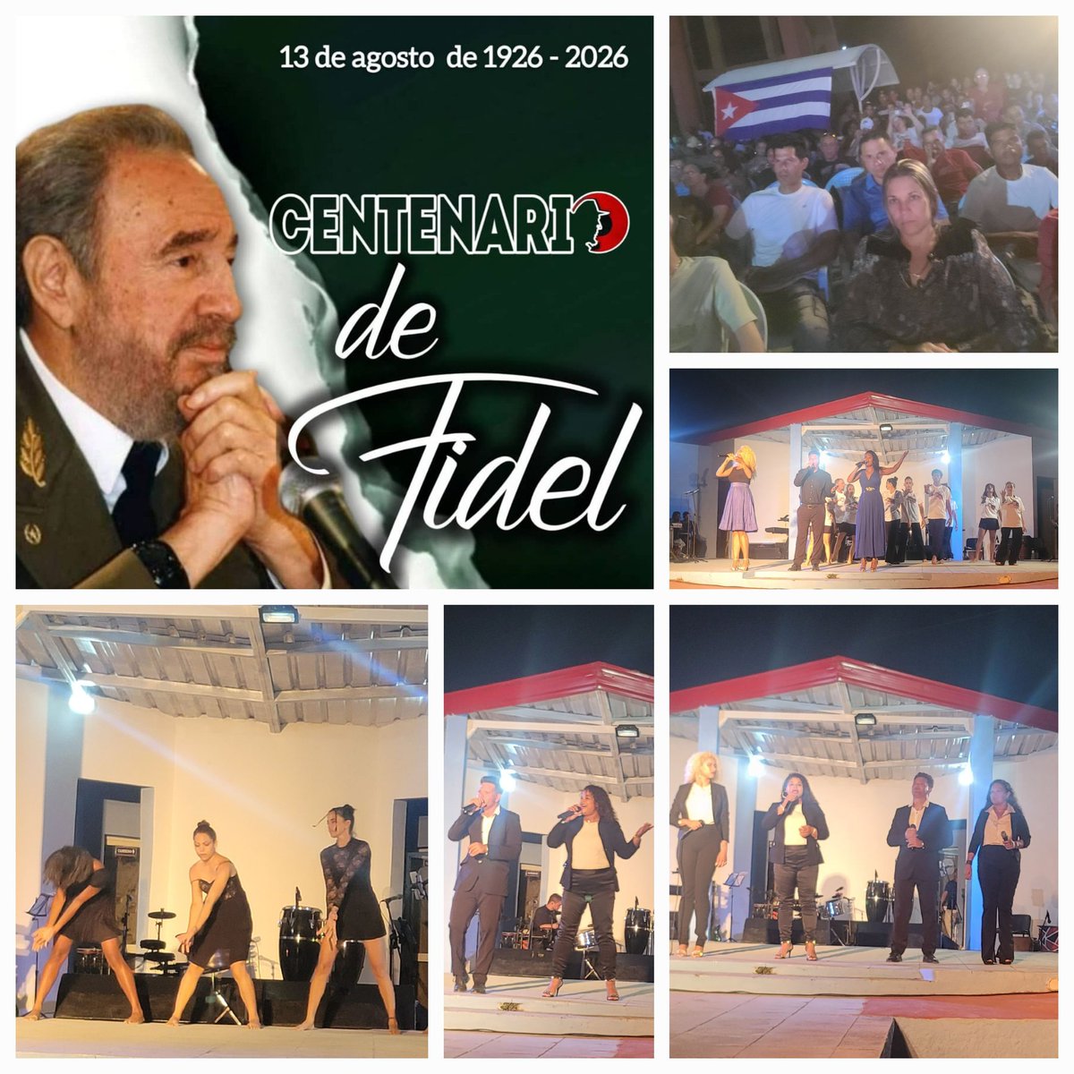 YelenysLasTunas's tweet photo. Gala por el  día Internacional de la Juventud y el 
Centenario del  Comandante en Jefe Fidel Castro Ruz
#FidelPorSiempre 
#100AñosConFidel https://t.co/mCEtzt7IX5