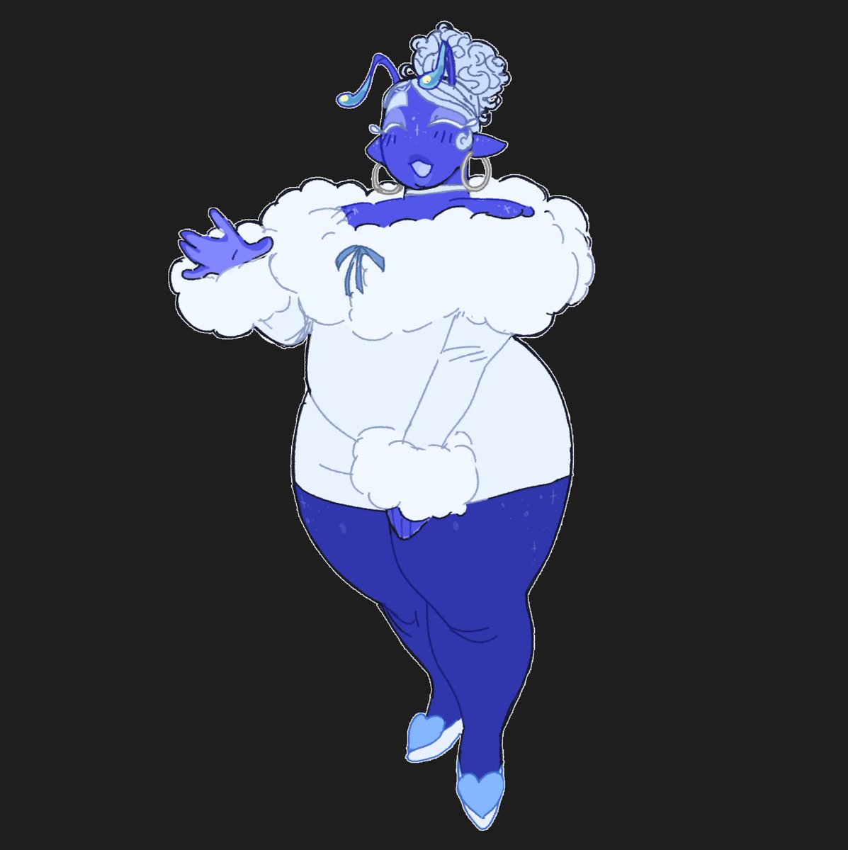 Comicallycharm's tweet photo. People yearn for blue https://t.co/gaua6TMX7A