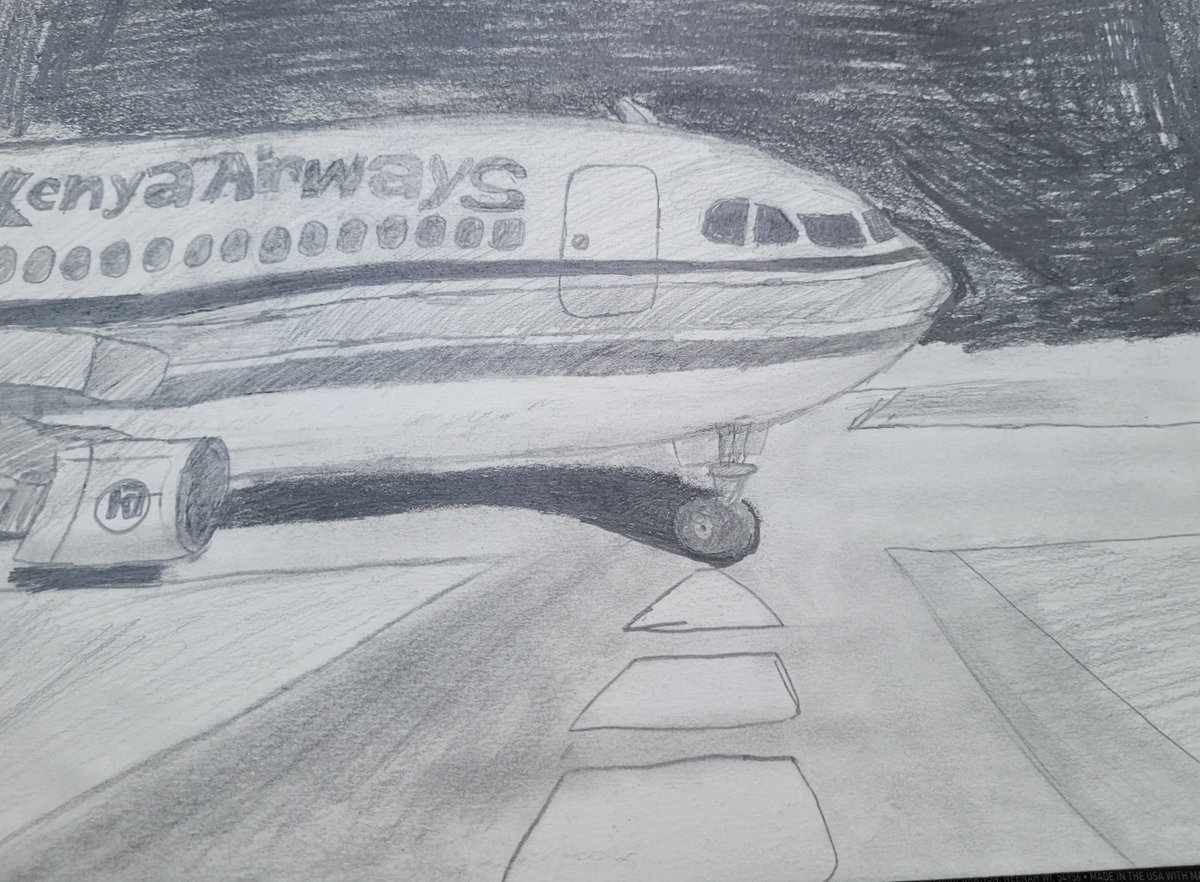 Jraco16's tweet photo. Airbus A330 with the old livery Kenya Airways https://t.co/JYXL9trNui