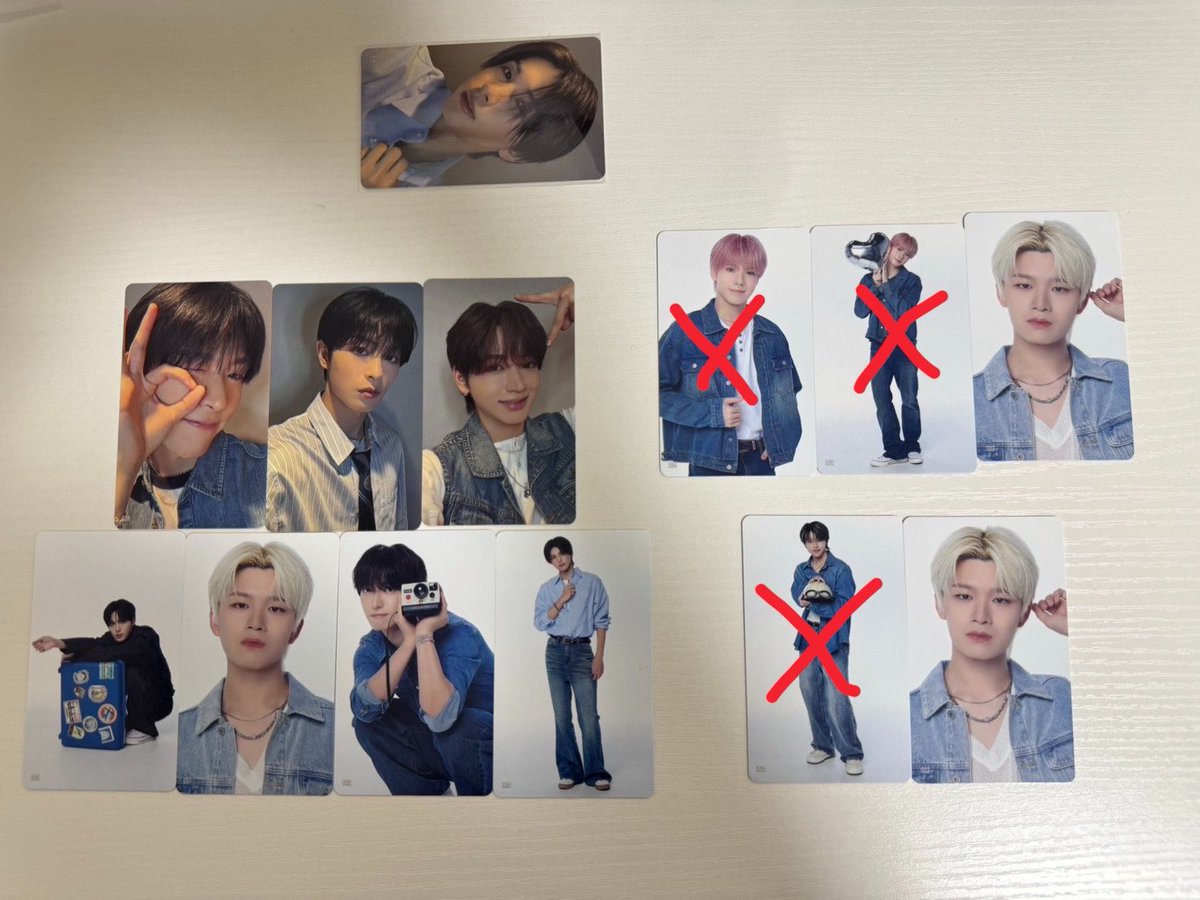 624l30's tweet photo. KO1KEYZ コイキーズ ファンミ1st FAN MEETING トレカ セルカ ユニット 交換

【譲】画像1枚目
後藤・シンヘン・加藤・飯塚・杉山・シヨン・安部

【求】照井・矢田
（特に007・008求めてますが、同種でも異種でも可能）

ご検討よろしくお願いします。
お断りの場合は♡押します。 https://t.co/JzaYI4KQ2X