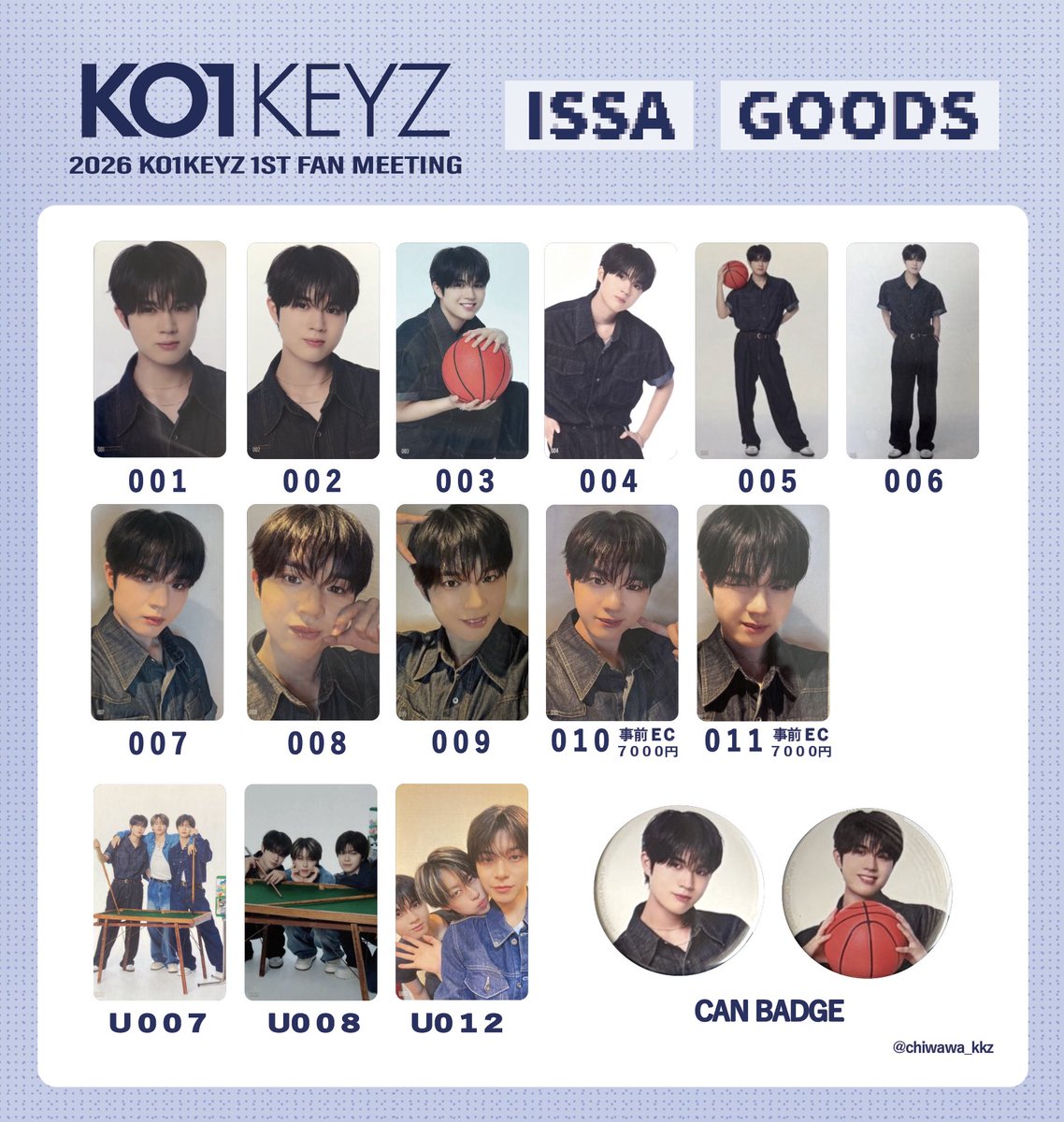 ⠀ 𝘁𝗿𝗮𝗱𝗶𝗻𝗴 𝗰𝗮𝗿𝗱｜ 𝗞𝗢𝟭𝗞𝗘𝗬𝗭 𝟭𝗦𝗧 𝗙𝗔𝗡