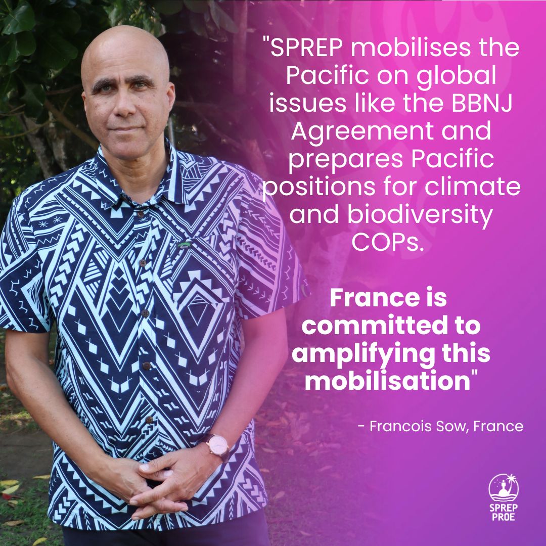SprepChannel's tweet photo. #sprep5ebm #ResilientPacific #1point5tostayalive

The fifth SPREP Executive Board Meeting (5EBM) is taking place in Samoa from 12-13 August 2026.
Members of the Executive Board share their thoughts on the impact of SPREP's work. https://t.co/L9EBR7txVg
