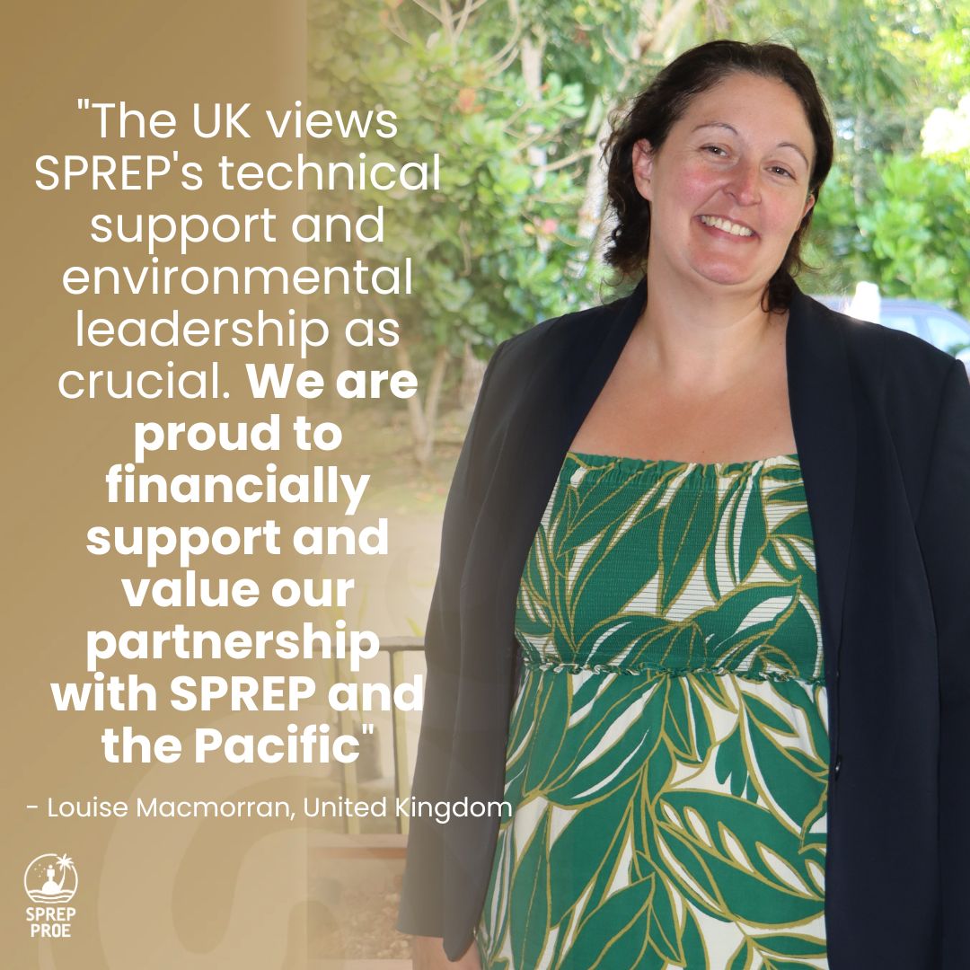 SprepChannel's tweet photo. #sprep5ebm #ResilientPacific #1point5tostayalive

The fifth SPREP Executive Board Meeting (5EBM) is taking place in Samoa from 12-13 August 2026.
Members of the Executive Board share their thoughts on the impact of SPREP's work. https://t.co/L9EBR7txVg