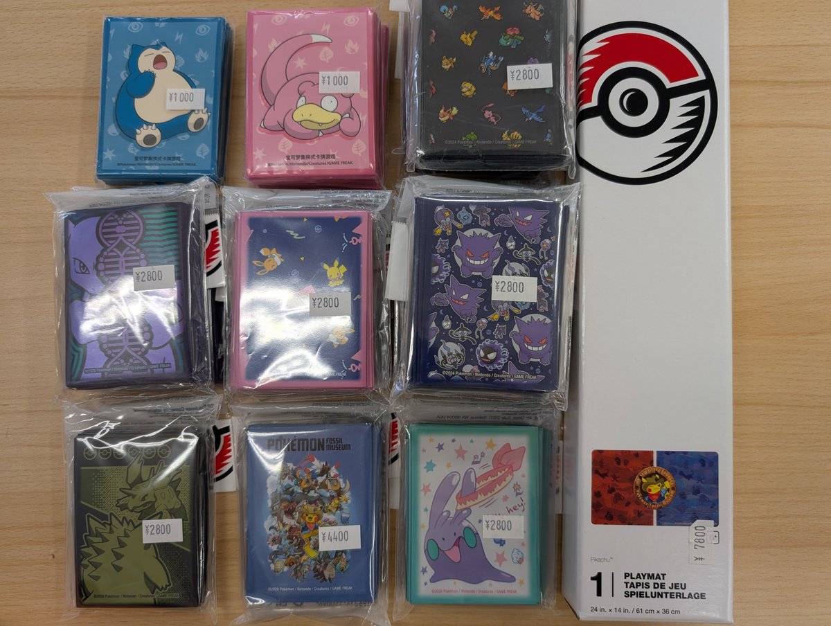 □入荷情報□ #ポケモンカード 海外限定のデッキシールド、デッキ