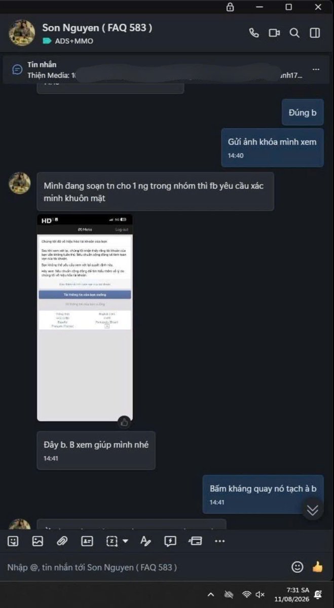 thienmedia's tweet photo. 🔓 MỞ KHÓA FACEBOOK – HỖ TRỢ XỬ LÝ TÀI KHOẢN BỊ KHÓA

Facebook bị khóa, vô hiệu hóa hoặc hạn chế đ��ng nhập? Đừng quá lo lắng. Chúng tôi hỗ trợ kiểm tra tình trạng tài khoản và hướng dẫn gửi yêu cầu xem xét theo quy trình của Facebook https://t.co/44iDEuR4qF