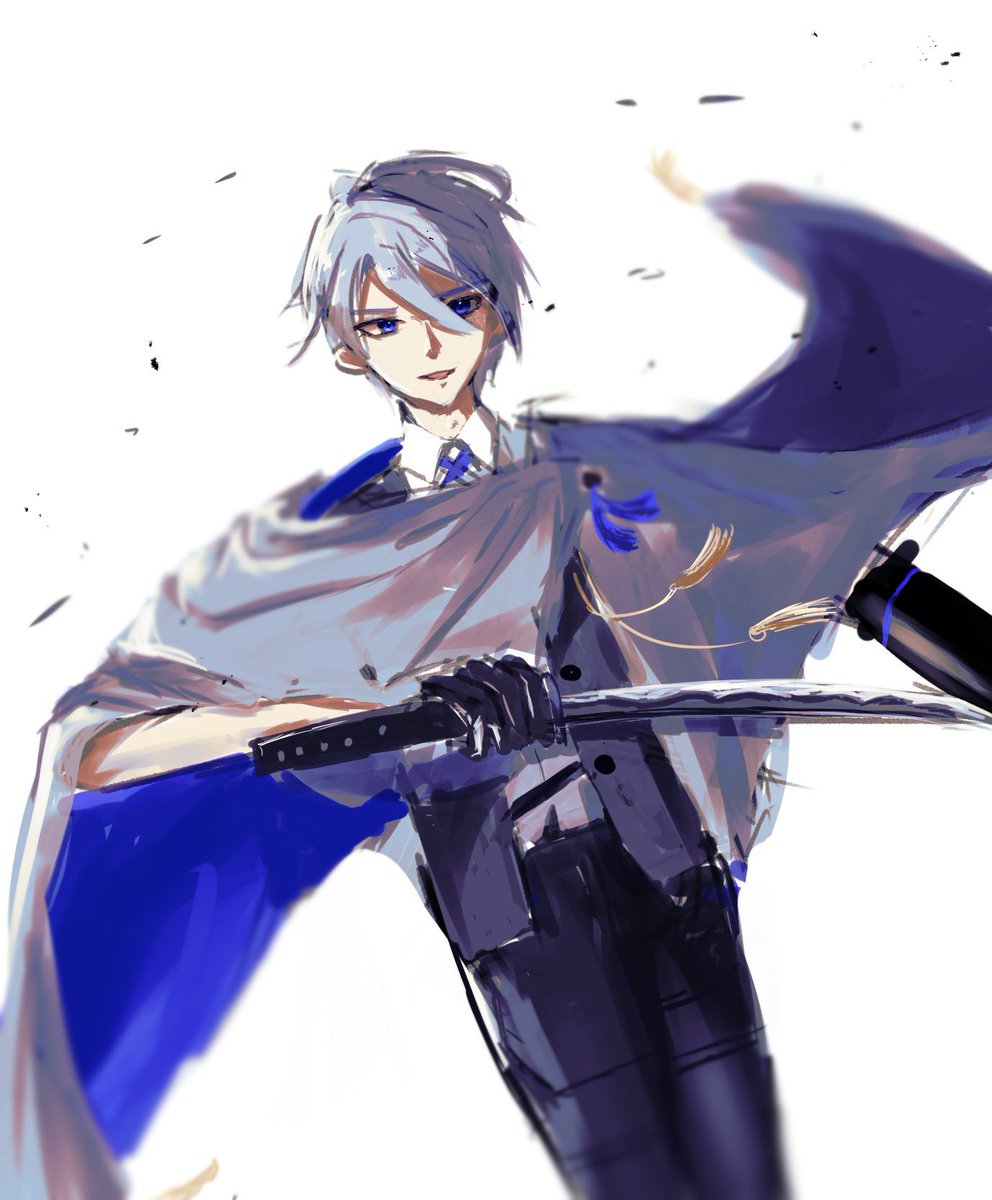 Age_senbee's tweet photo. #残暑の夕立後の虹を見上げて刀剣乱舞好きさんと繋がりたい
少しだけタグ失礼します🙇‍♀️
山姥切長義中心に色んな男士を描いてます🎨
地雷特にないので表現方法問わず仲良くなれる方と繋がりたいです！
全反応気になった方無言フォローで巡回します🙌 https://t.co/svUiB49Jik