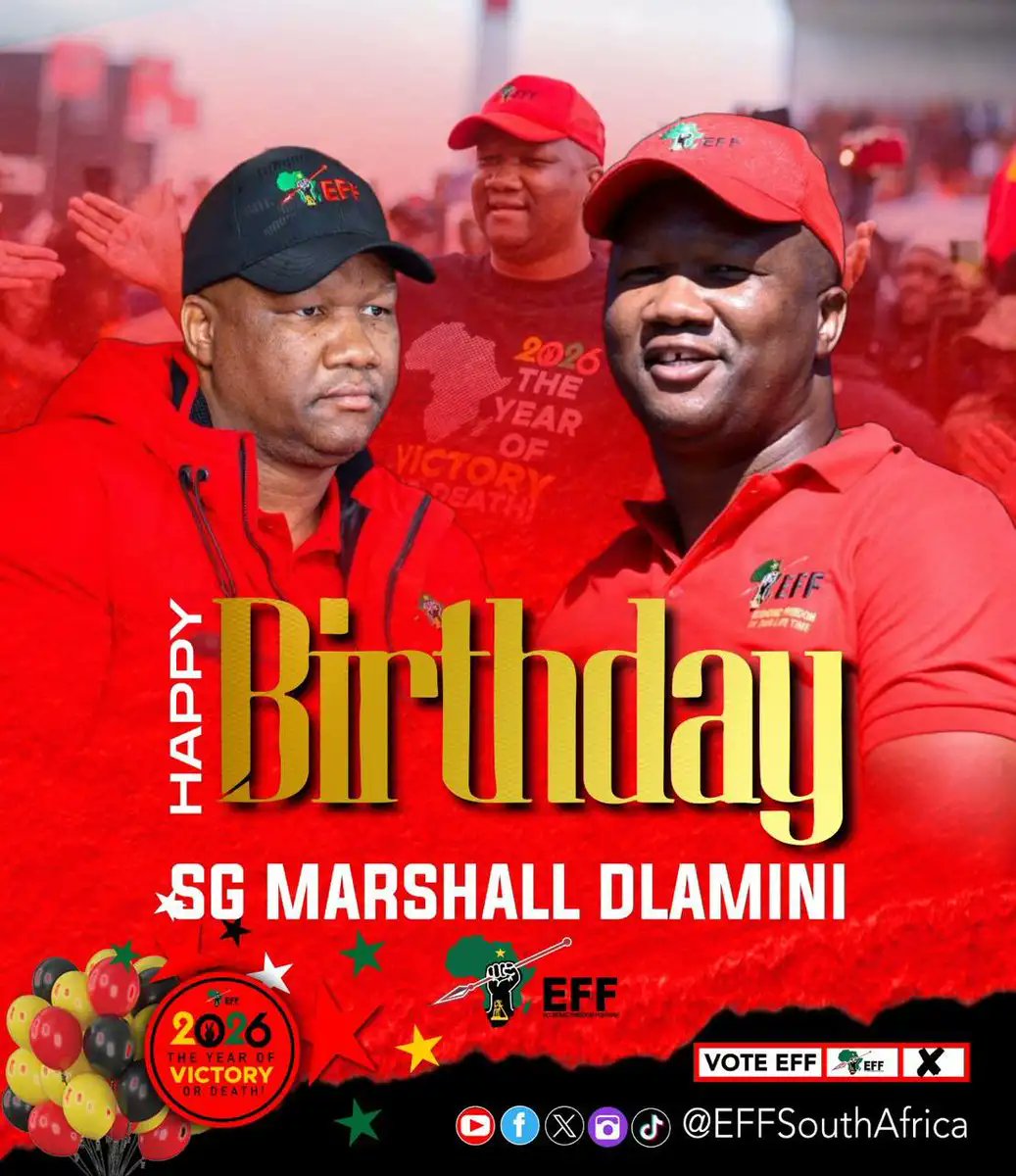 MapulaMokgosang's tweet photo. It is a special day in our SGO. Happy birthday to both SG @DlaminiMarshall and DSG @LeighMathys 🎉🎂🎊❣️ https://t.co/T1F3bTaS8C