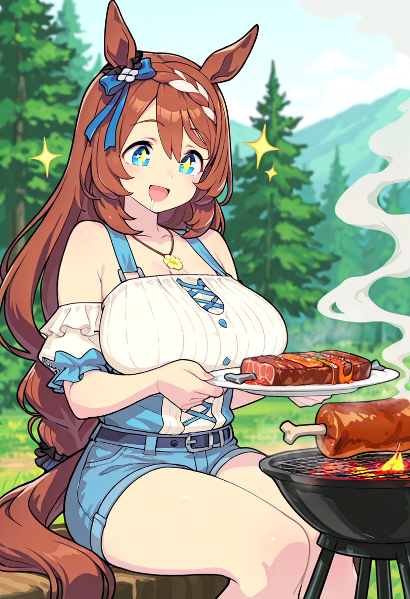 analyzerKENZEN's tweet photo. お肉がたわわ!（意味深）（BBQ!BBQ! その7） https://t.co/7dabbdvFQq