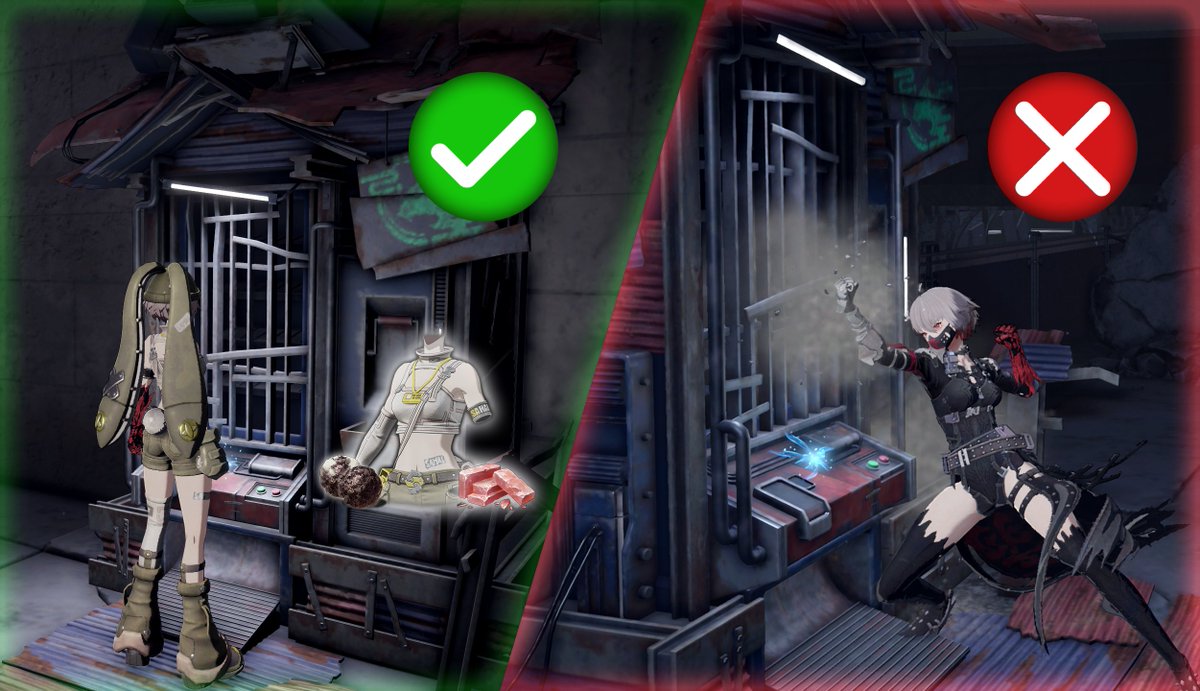 CEAsiaHK's tweet photo. How to use Opossum's Vending Machine:

✅ DO: Insert [Crystals] to buy limited outfits.
❌ DON'T: Punch the machine for free loot. (Do NOT believe the rumors from the Old World! 👊🚫)

#AILIMIT #Steam #Soulslike https://t.co/5vT5VVtQ7v