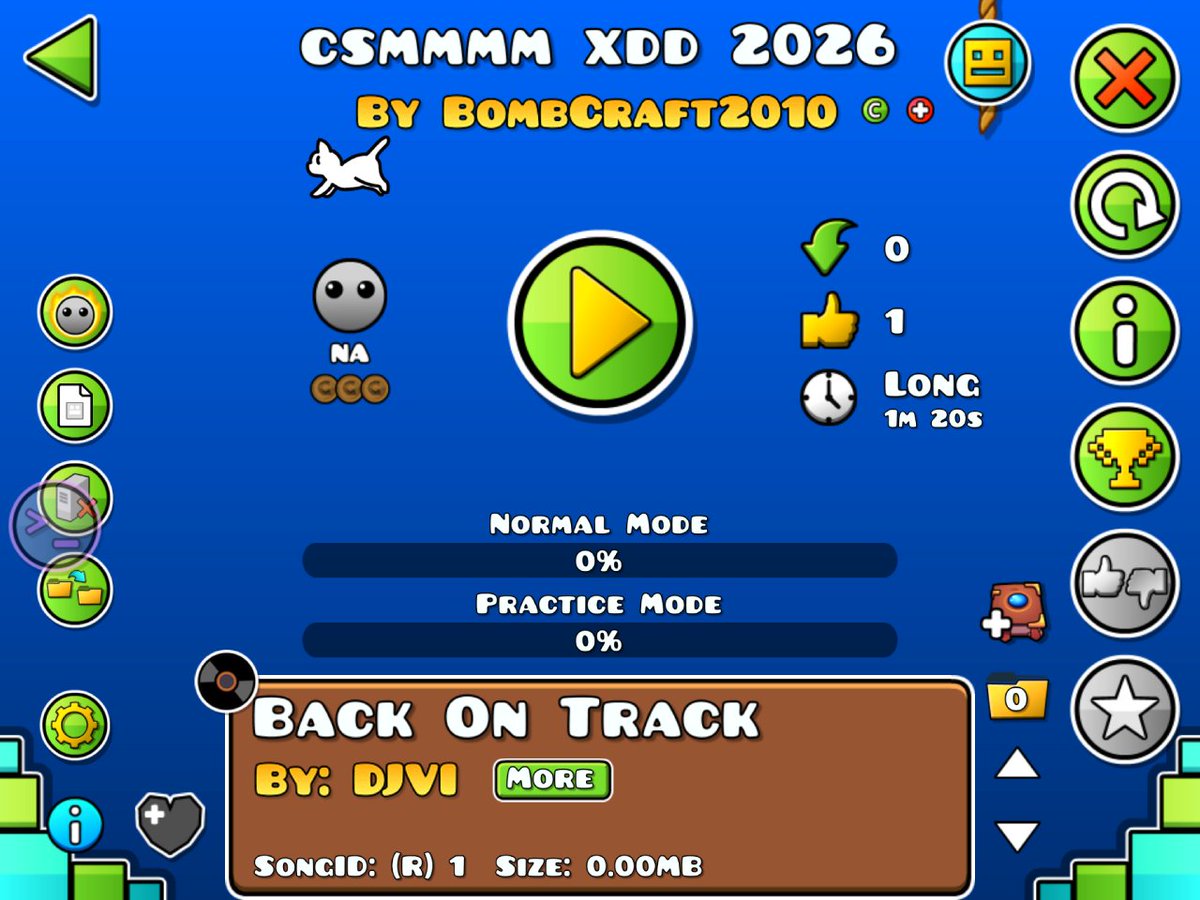 bombcraft2010's tweet photo. Just remade one of the funniest levels in the game for this event!

ID: 146890275
Showcase: https://t.co/n3oZqunu2X

#GD13, here's to another 13 more years of dashing <3 https://t.co/9tmoXFDd4a