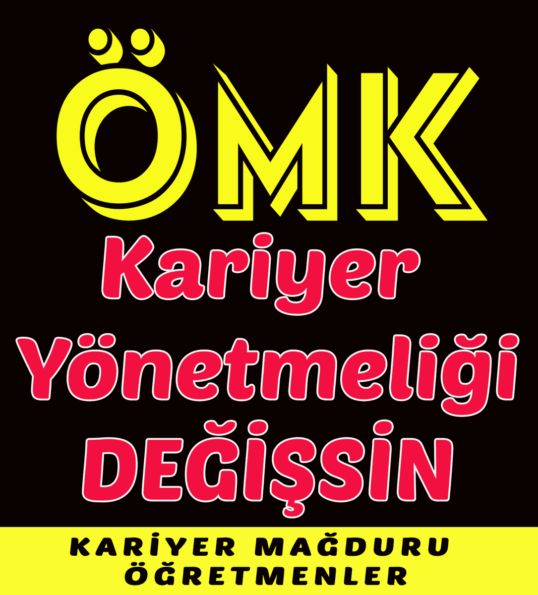 yilmazsen35's tweet photo. ÖMK Kariyer Basamakları yeniden düzenlenmelidir! 
🔹Geçmiş 657 kamu hizmetleri ÖMK hizmet süresine dahil edilmelidir.
@Yusuf__Tekin @Akparti @tcbestepe @MHP_Bilgi @RTErdogan @hasandogan @eyupkadirinan @EgitimBirSen @turkegitimsen

#kariyermagdurlari
#meb
#ömk https://t.co/MmCdGkYjhH