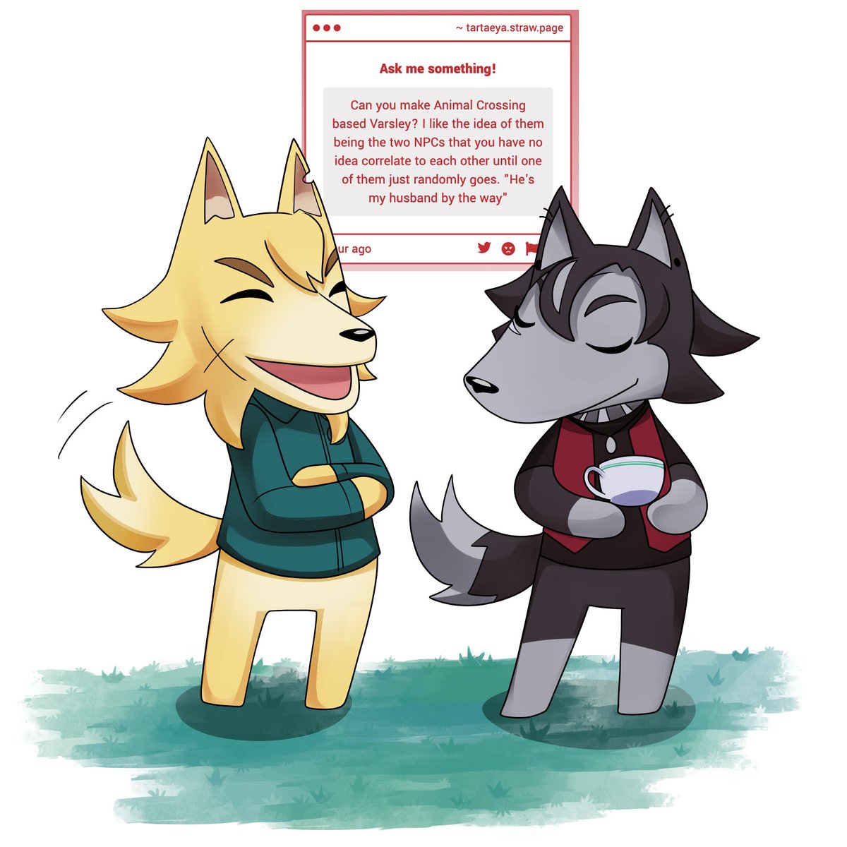 tartaeya's tweet photo. #varsley crossing

thank you for the gimmick! I love animal crossing, just made a new ACNL town https://t.co/RHRbim5P3s