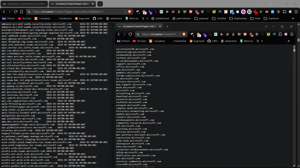 lostsec_'s tweet photo. Use https://t.co/bonasCLhpZ to find subdomains. You get every subdomain on file, along with the date each one was first seen. And it’s insanely fast, results come back within seconds. ⚡
https://t.co/JrA9LlJeec

https://t.co/nibgzFgTFL https://t.co/jjArCeUs8x