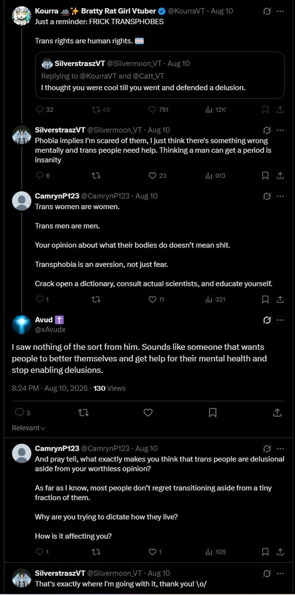 Silvermoon_VT's tweet photo. @sutosain /3: Everything i have said in relation to it is that people need help mentally, not with whatever they think is wrong physically. Specifically that second line in the first comment. https://t.co/IdwQaVU5sd