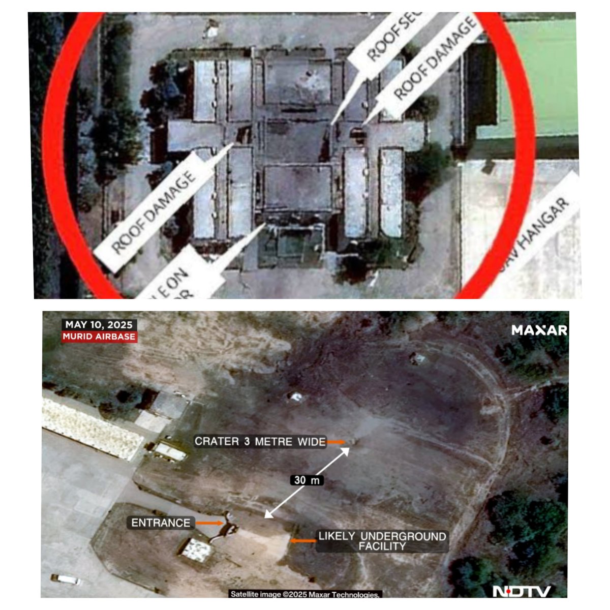 AMCAp5ov's tweet photo. @VishnuNDTV @vantortech Even the building also in murid base is completely collapse🚬🚬 https://t.co/vkJxN0KcAH