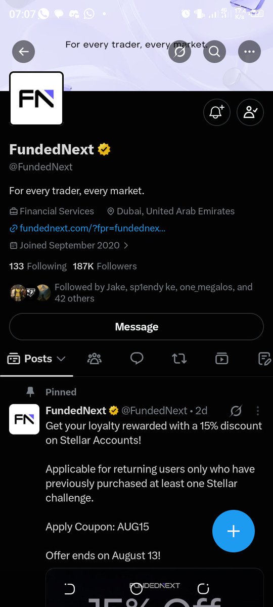 kusman001's tweet photo. @Techriztm @PsychedeliaAcad @1OnlyAce @FundedNext Done ,done https://t.co/XgokRMobVX