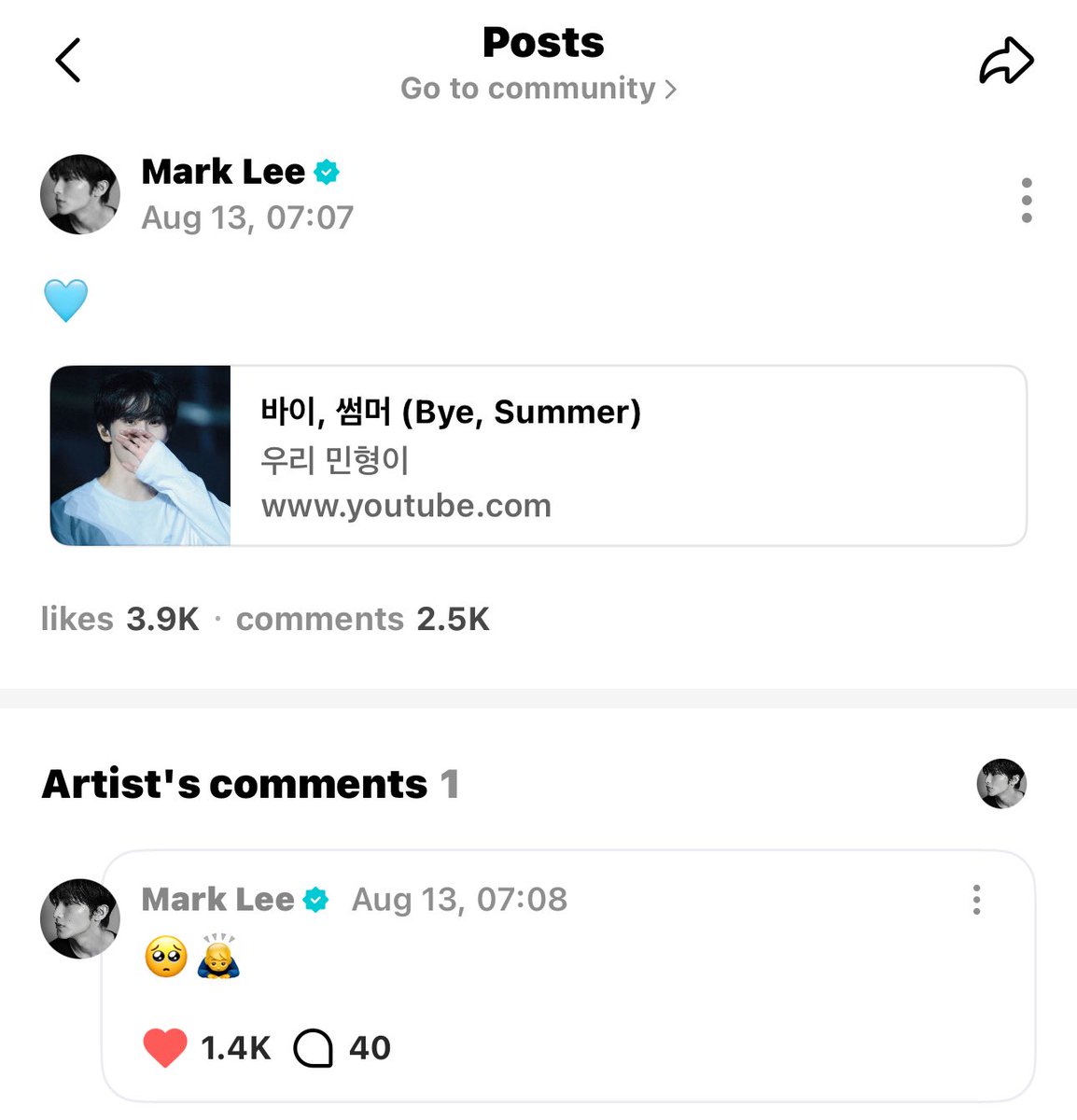 xneojunx's tweet photo. mark posted the link to this video of him on weverse 🥹❤️‍🩹 he really did see it and used this song for his ig post…. this compilation video of his performances and events while he was in nct oh this is just so- 😭😭😭😭😭😭😭😭😭😭😭😭😭😭😭😭😭😭😭😭😭 https://t.co/Vh8SunqsTV