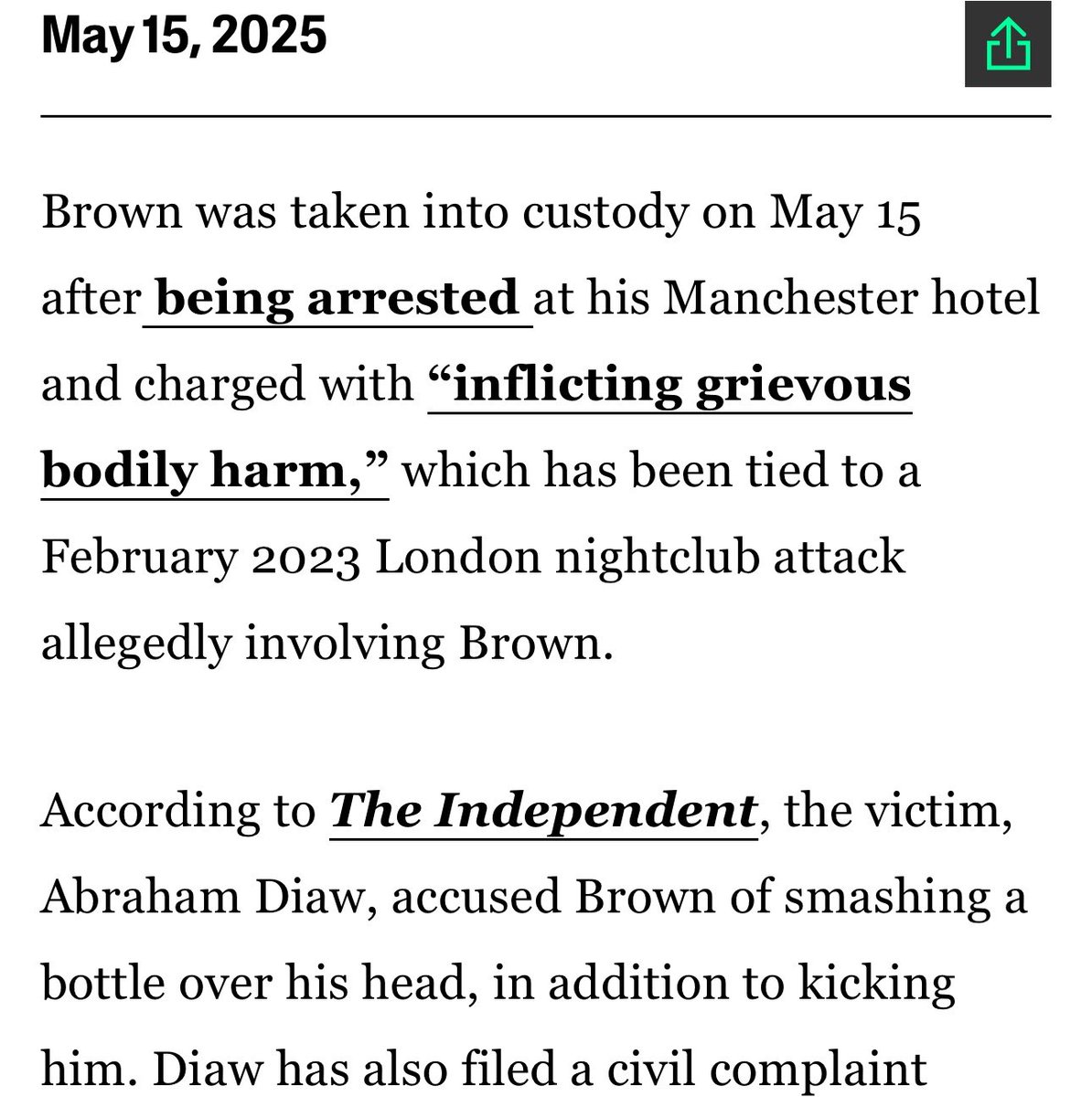 sgaviv's tweet photo. yes everyone knows chris brown beat rihanna but his violent history has CONTINUED since. both women and men aren't safe around him and anyone who supports him to this day are stupid. https://t.co/uVuACPak2m