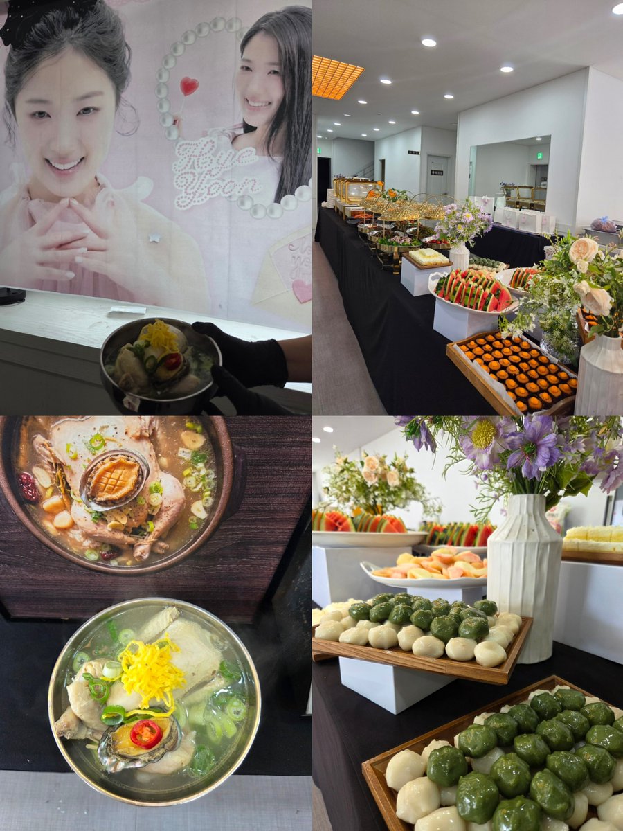 bewithyou_SG's tweet photo. 🎀 We have also prepared buffet catering for HyeYoon and the Good Partner 2 team today 🩷🎀

Hope everyone enjoyed the meal and recharged with lots of energy for filming! 🥰🎀

Thank you @LalaMe_2961 &amp; Suny 🎀🩷

#KimHyeYoon #김혜윤 #GoodPartner2 https://t.co/OVq4ZVIchv