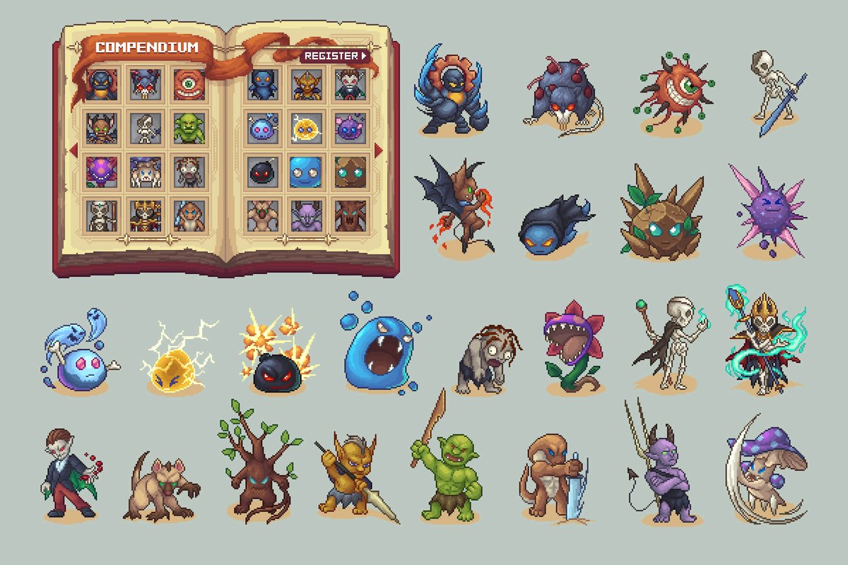 craftpix_net's tweet photo. Pixel Art Bestiary Monsters Asset Pack 2. Exclusive asset! #2dcharacter #2dgameart #2dgamedev #craftpix #fantasygameart #gameasset #pixelart #pixelartassets

⬇️ Download :  https://t.co/afLcbHib7Y https://t.co/jwsrjqxFFF