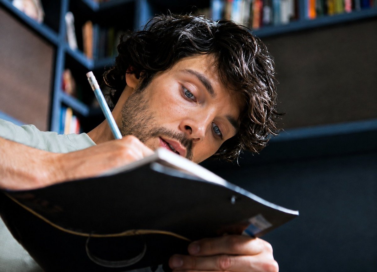 kimchicrazee's tweet photo. A gentle reminder that Colin Morgan playing guitar looking like this is etched into my brain forever. 🫠 https://t.co/2cjnlIRLUB